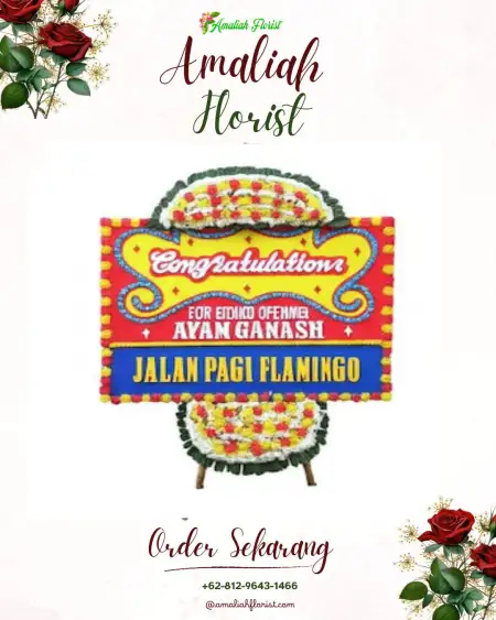 Sewa Papan Bunga Gedog
